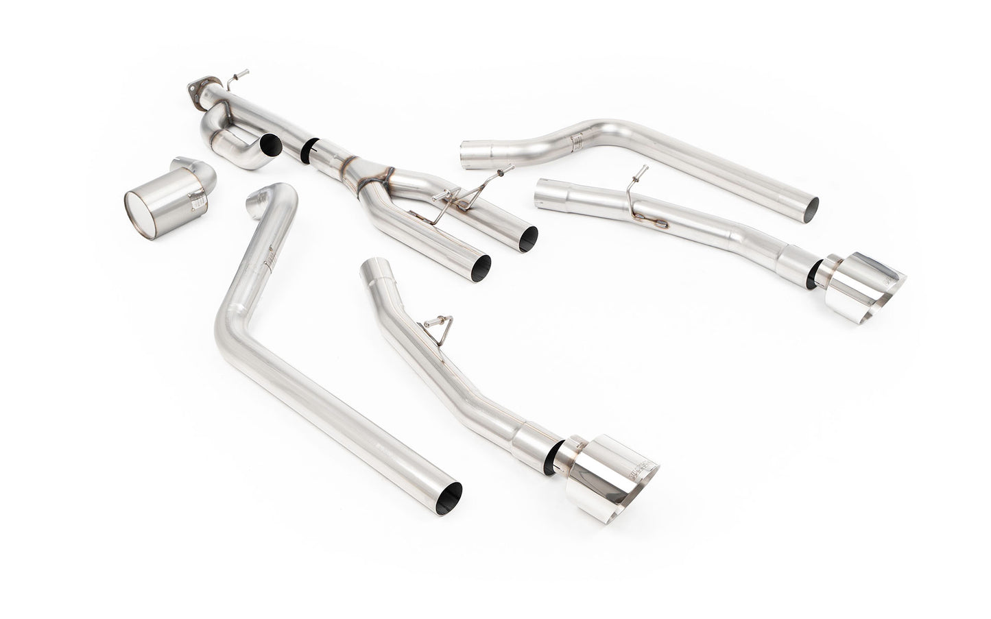 Dodge Ram 1500 Rebel (Hurricane Engine) - Cat Back with 5.5' Polished Tips