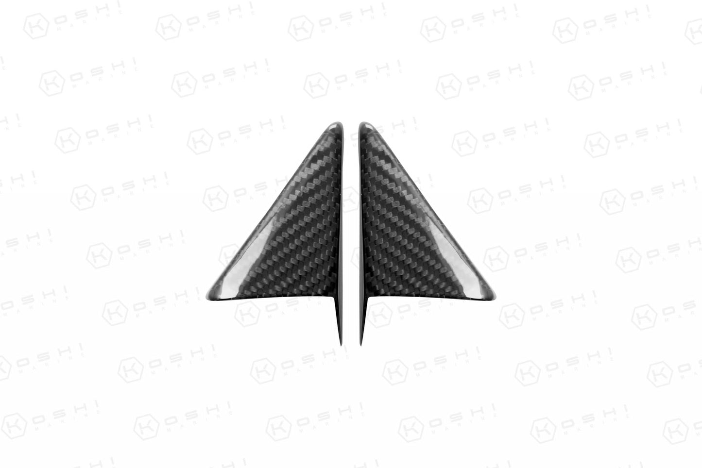 Lamborghini Urus Rear Spoiler Triangle Trim - Carbon Fibre