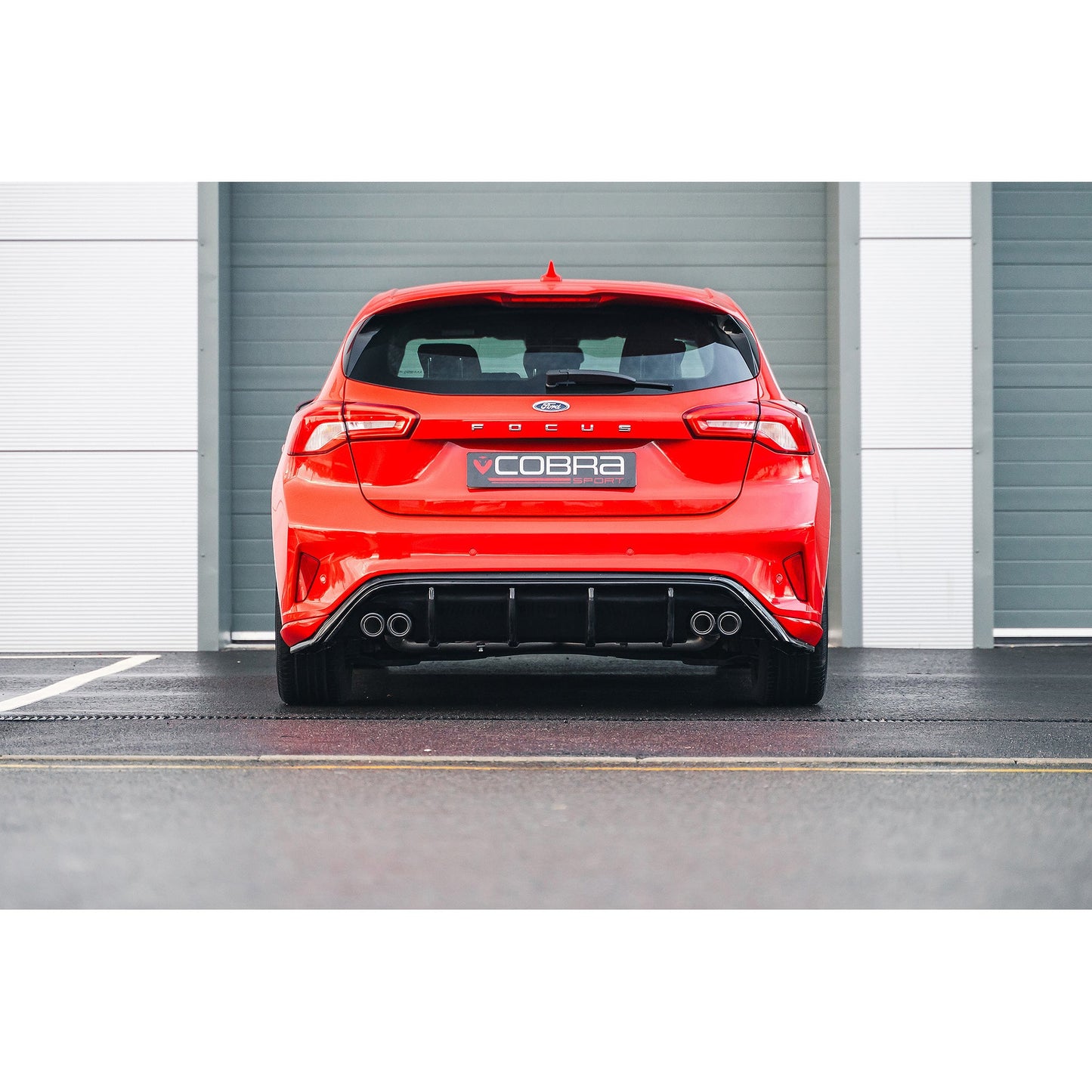 Cobra Sport Ford Focus ST-Line 1.0L 125PS (Mk4) Quad Exit Rear Performance Exhaust - TMC Motorsport