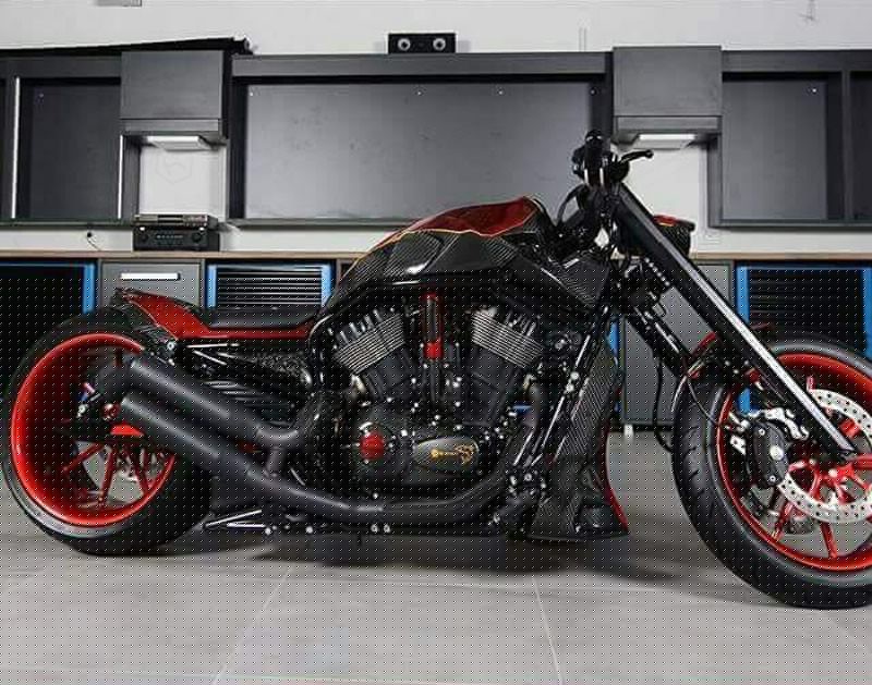 Harley Davidson V-ROD Back Tail - Carbon Fibre