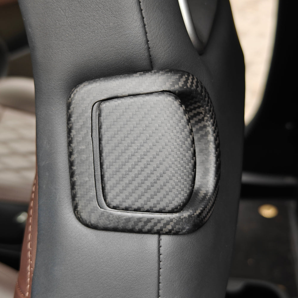 Abarth 500 / 595 / 695 Original Seat Carbon Fibre Rear Tilt Handles