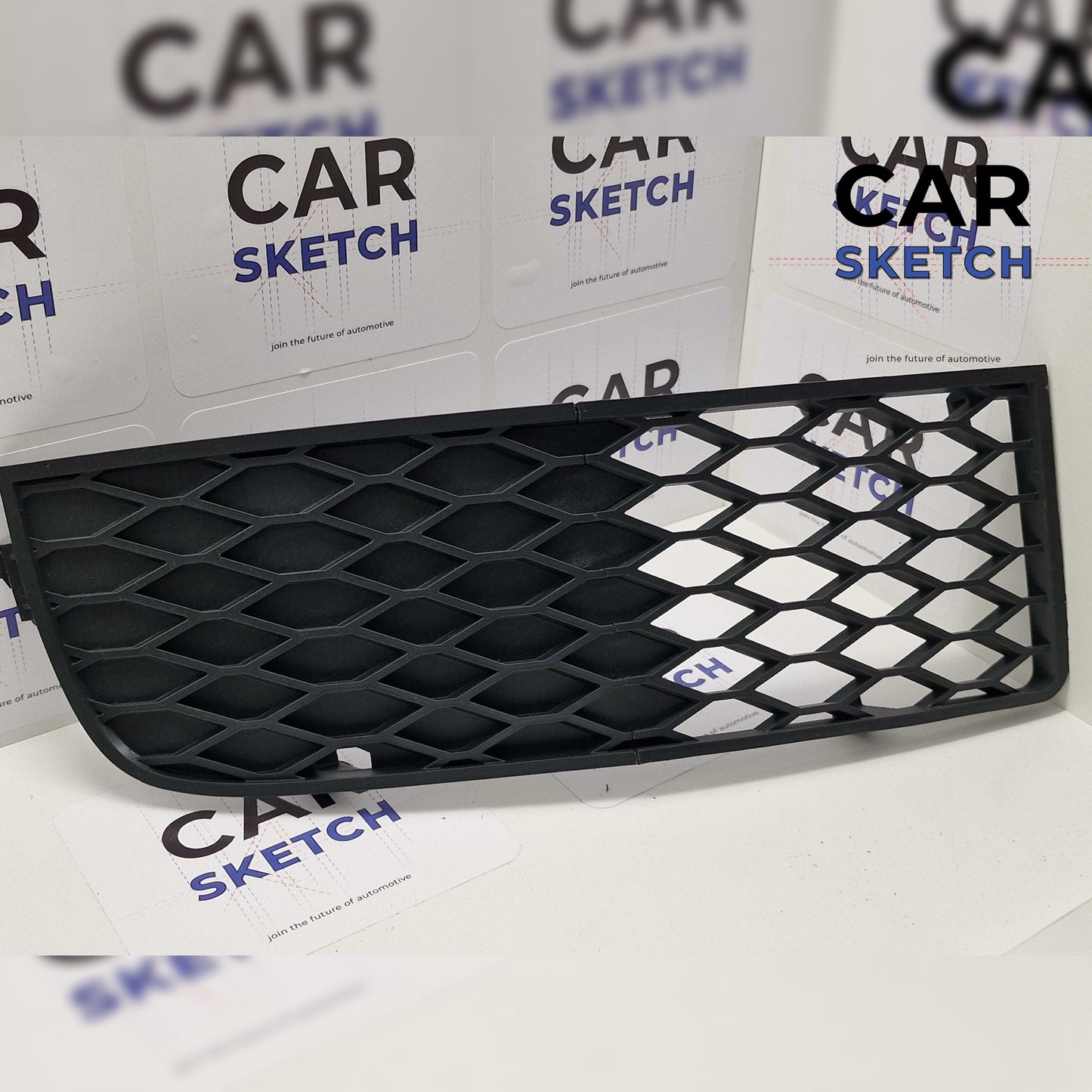 Audi A4 B6 UltraSport Package Front Bumper Side Lower Grills *No Fog Light Hole*