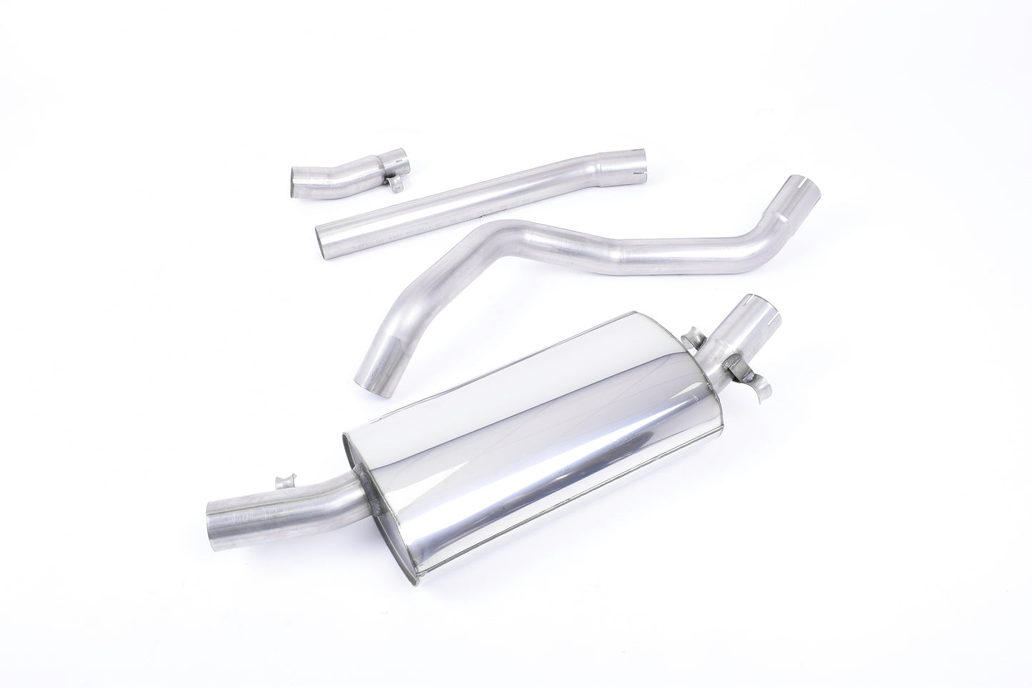 VW Golf GTI Mk1 - Non-Resonated (Louder) Downpipe-Back Exhaust System with Polished Tip