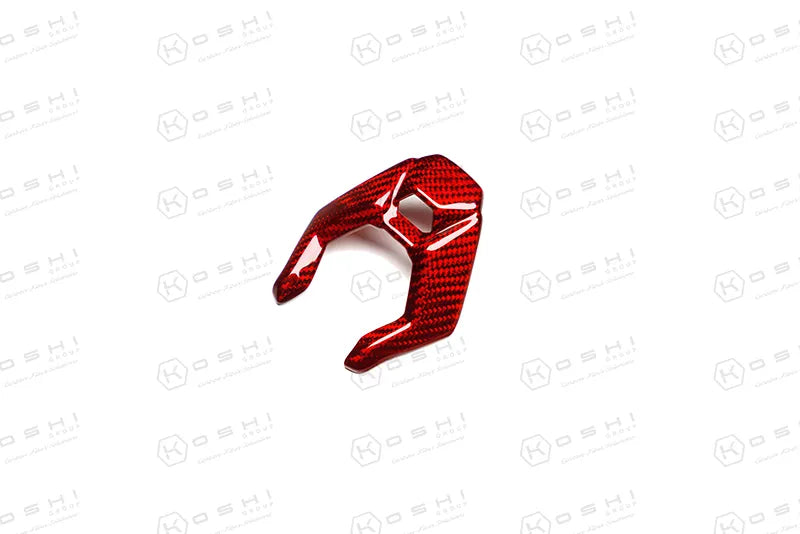 Botón de marcha atrás del panel de control de la consola del interruptor de cambio de marchas del techo del Lamborghini Huracan LP610 Spyder - Fibra de carbono