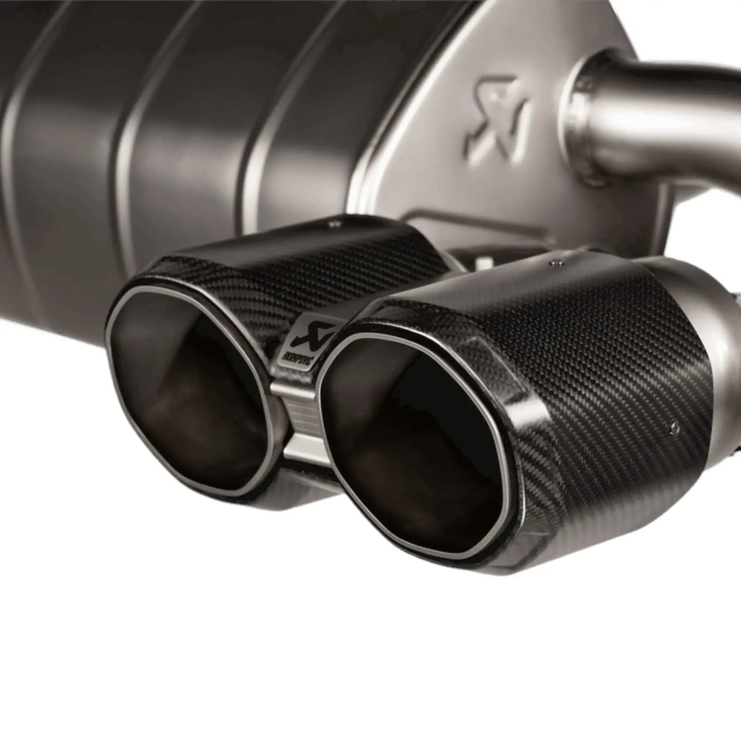 BMW M2 / M3 / M4 (G87 / G80 / G81 / G82 / G83) | Akrapovic | Octagonal Tail Pipe Set (Carbon) - TMC Motorsport