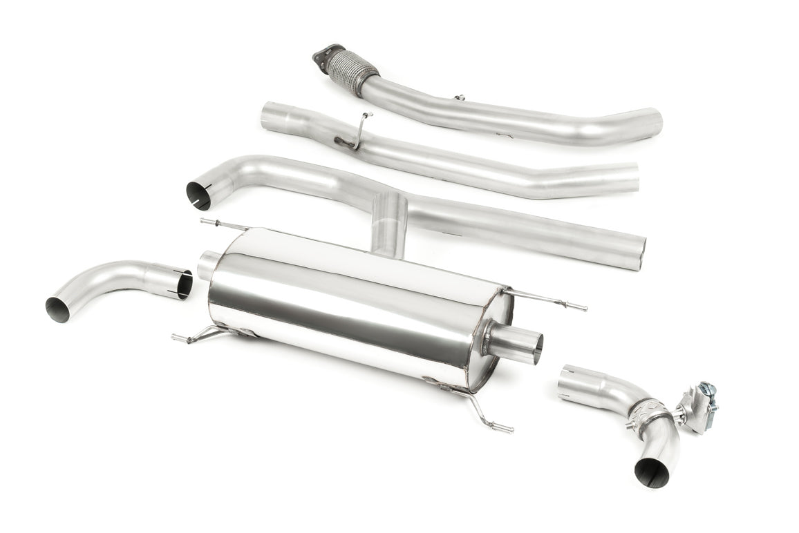 Alfa Romeo Giulia 2.0T Veloce - Valved & Non-Resonated Cat-Back Exhaust System - Uses OE Trims