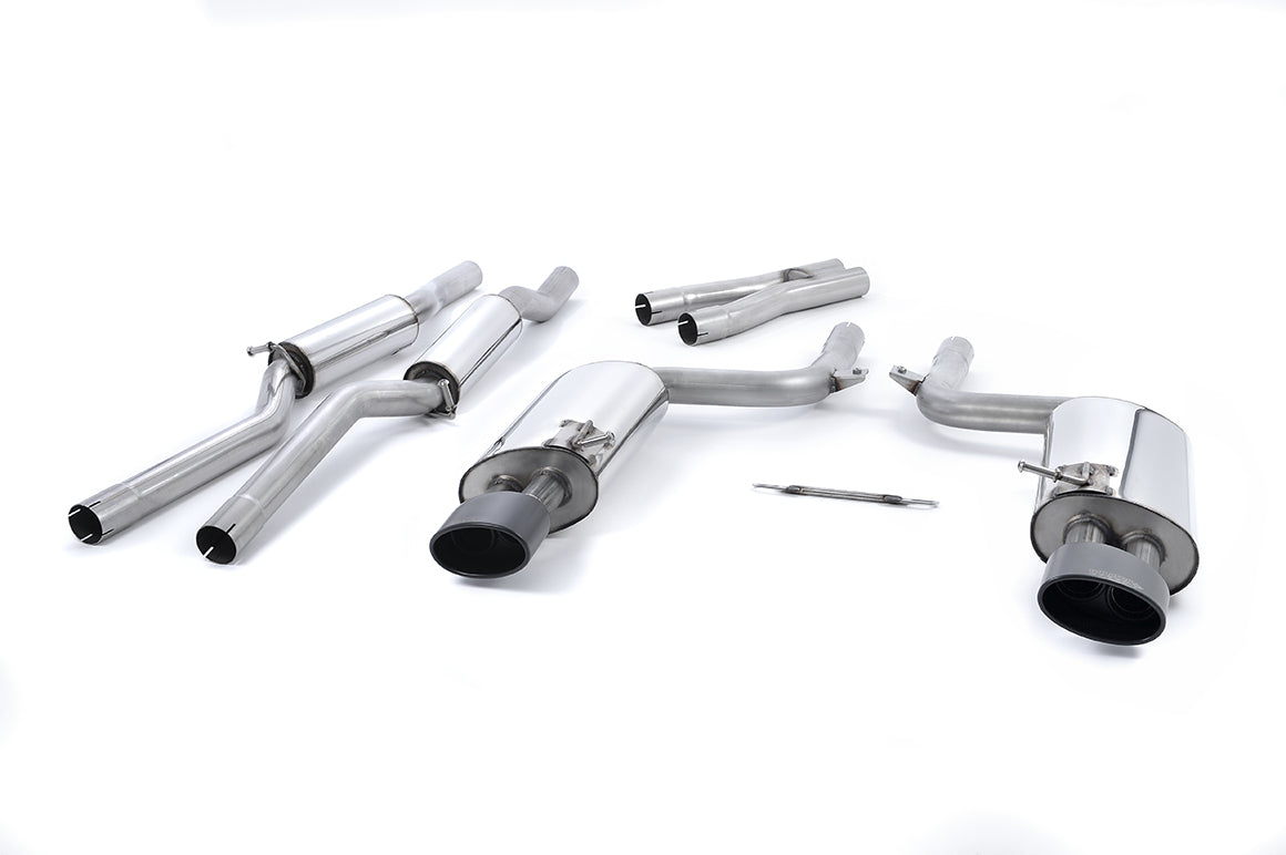 Milltek Exhaust Audi RS4 B7 4.2 V8 SALOON AVANT AND CABRIOLET Cat-back Exhaust SSXAU060BLK - TMC Motorsport