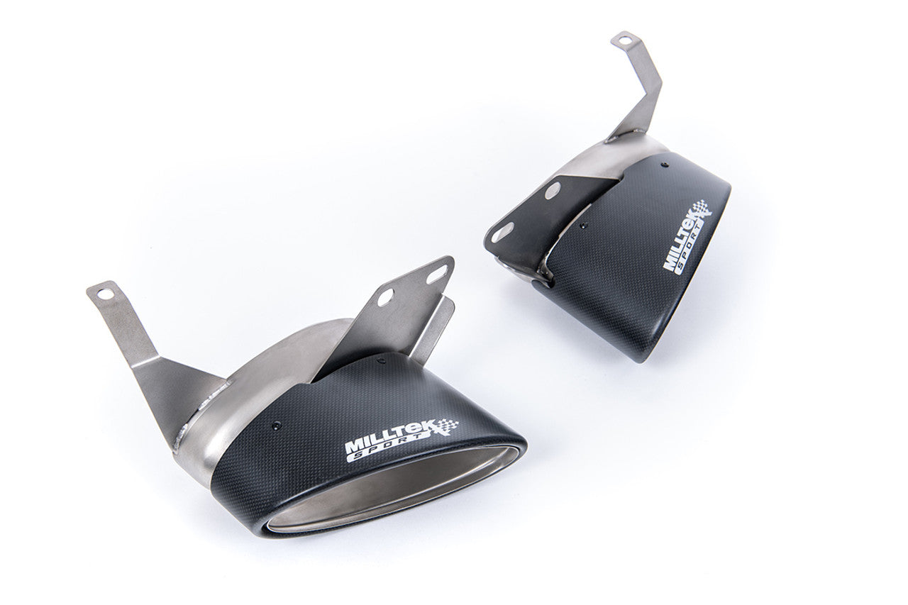 Milltek Additional parts - Optional Carbon Fibre Trims (Replaces MSTIP269/270 or MSTIP271/272) - RS7 - C8 4.0 V8 bi-turbo (OPF/GPF Models) - 2019 - SSXAU1034 - TMC Motorsport