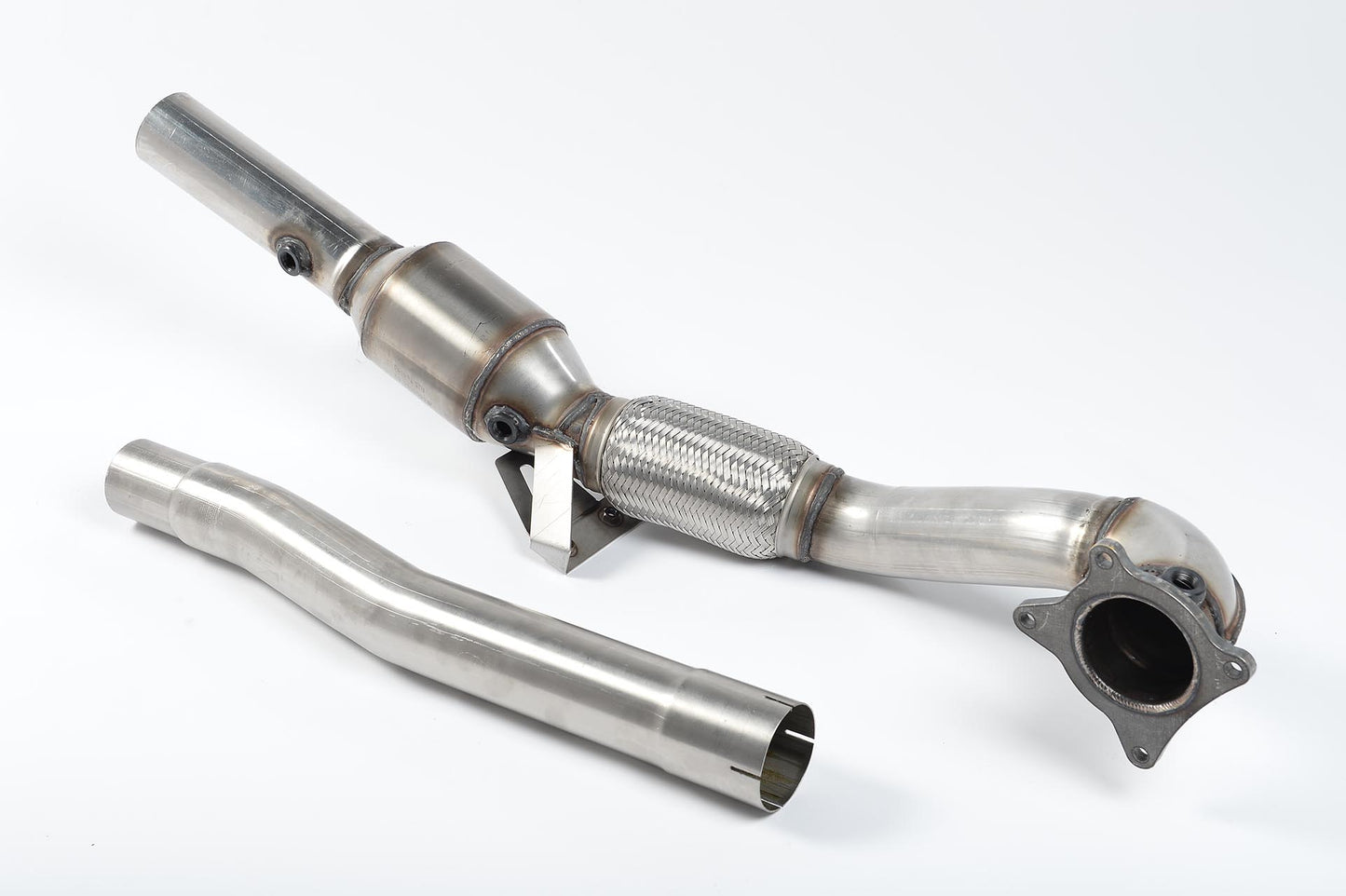 Milltek Exhaust Audi TT MK2 TTS QUATTRO Large Bore Downpipe and Hi-Flow Sports Cat SSXAU204 - TMC Motorsport