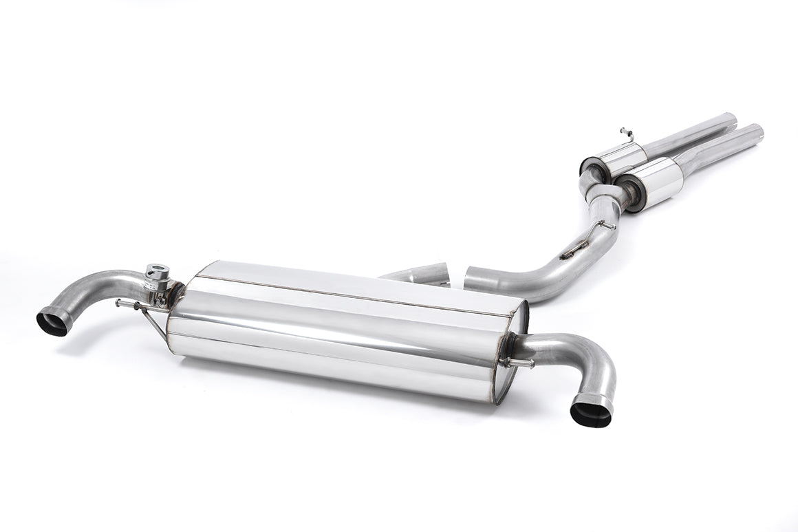 Audi TTRS MK2 2.5L - Resonated (Quieter) Cat Back Exhaust System - Uses OE Trims)