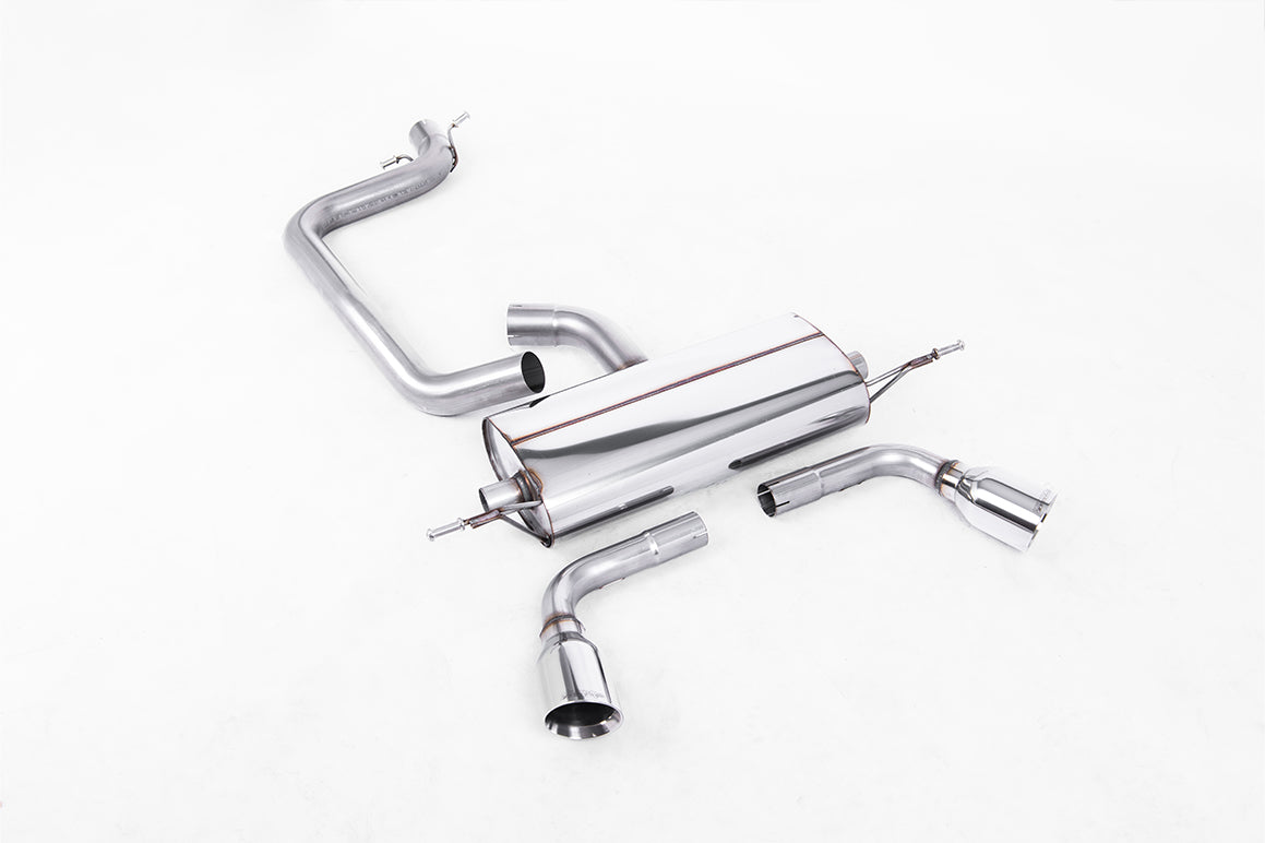 Audi TT MK2 2.0 2WD - Cat-Back Exhaust System with Dual GT100 Trims (For 3.2 V6 Valance)
