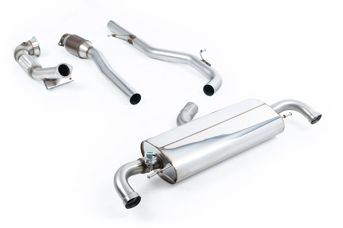 Milltek Exhaust Audi TT MK2 TT RS COUPE 2.5-LITRE TFSI QUATTRO Turbo-back Exhaust including Hi-Flow Sports Cat SSXAU250 - TMC Motorsport