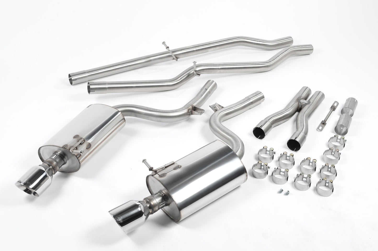 Milltek Exhaust Audi S4 4.2 V8 QUATTRO B6 SALOON AVANT AND CABRIOLET Cat-back Exhaust SSXAU295 - TMC Motorsport