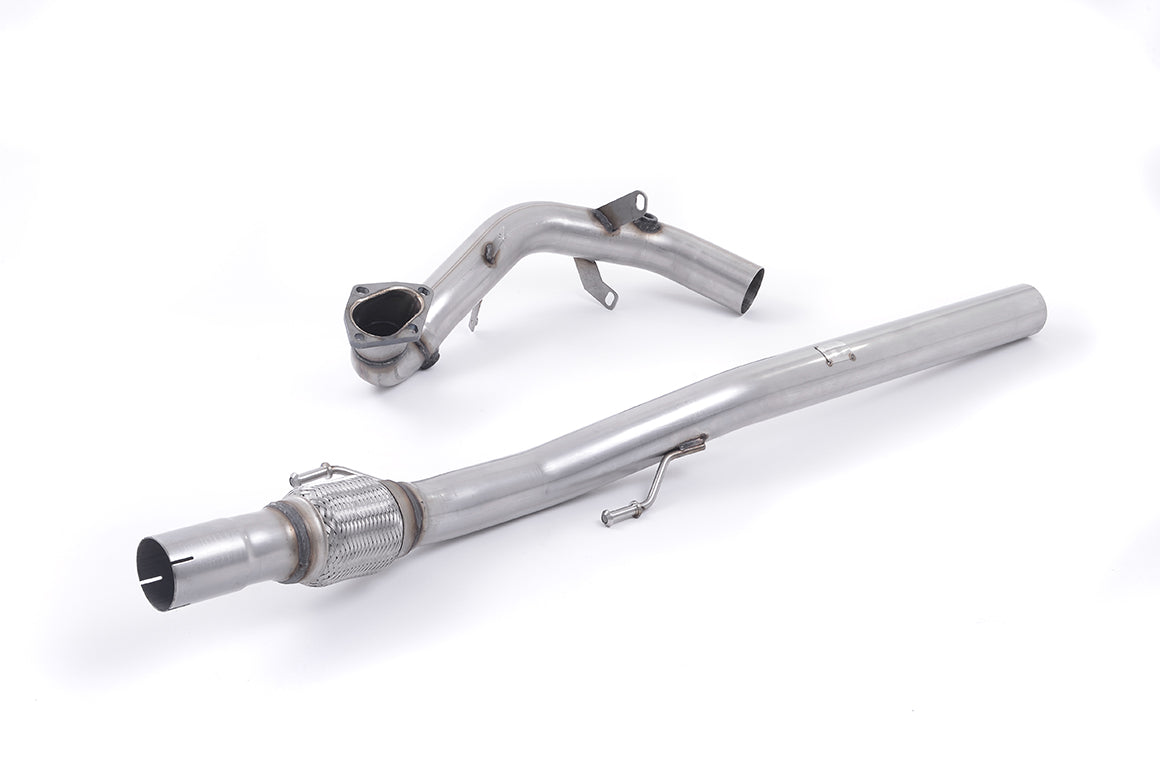 Large Bore Downpipe with Catalyst Delete (For Milltek Cat-Back) - A1/Polo GTI/Seat/Skoda 1.4 TFSI/TSI