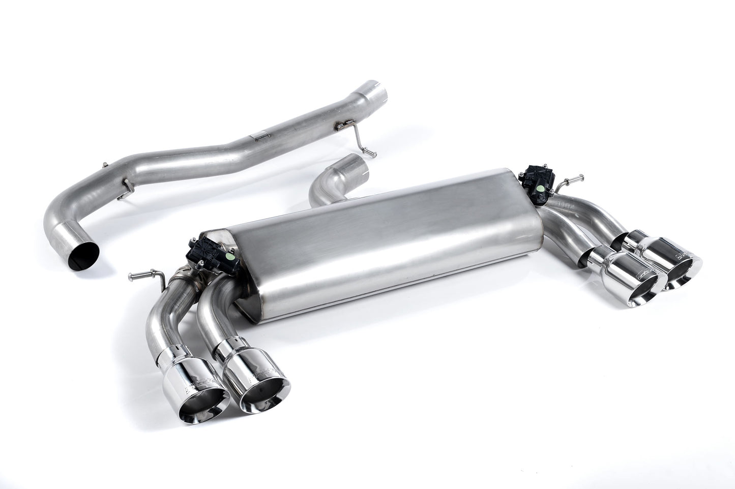 Audi S3 8V.2 - Non-Resonated (Louder) Cat-Back Exhaust System with Quad Round Polished Tips