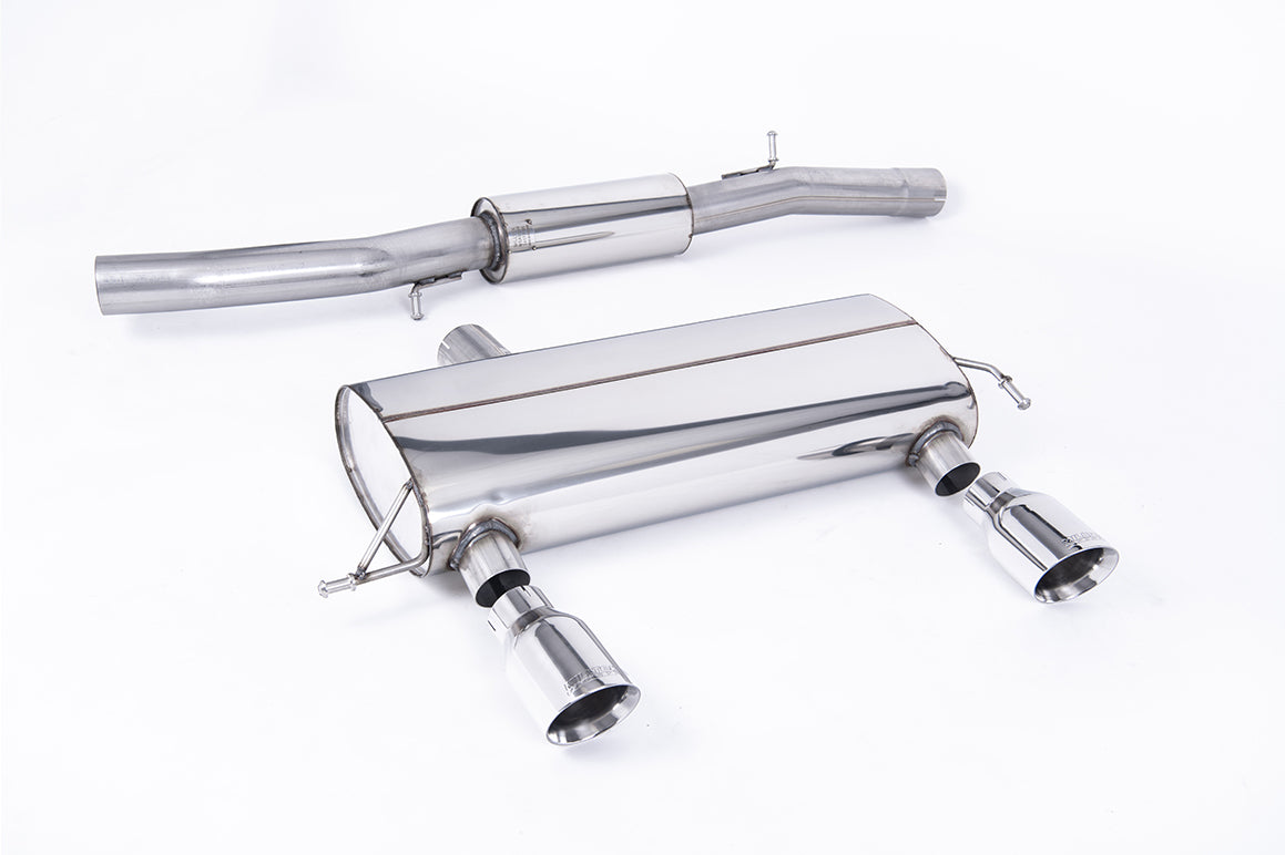 Audi TT MK1 225 Quattro - Resonated (Quieter) Cat-Back Race Exhaust System with Polished GT100 Trims (For the 225 Model Only)
