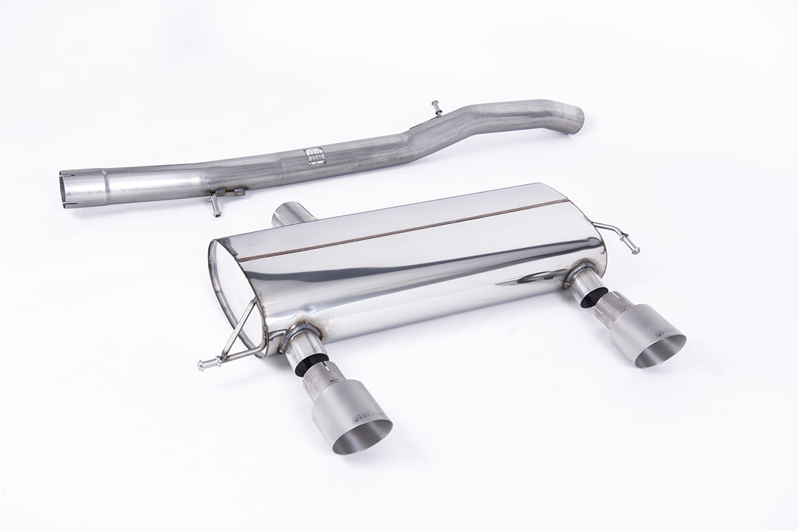 Audi TT MK1 225 Quattro - Non-Resonated (Louder) Cat-Back Race Exhaust System with Titanium GT100 Trims (For the 225 Model)