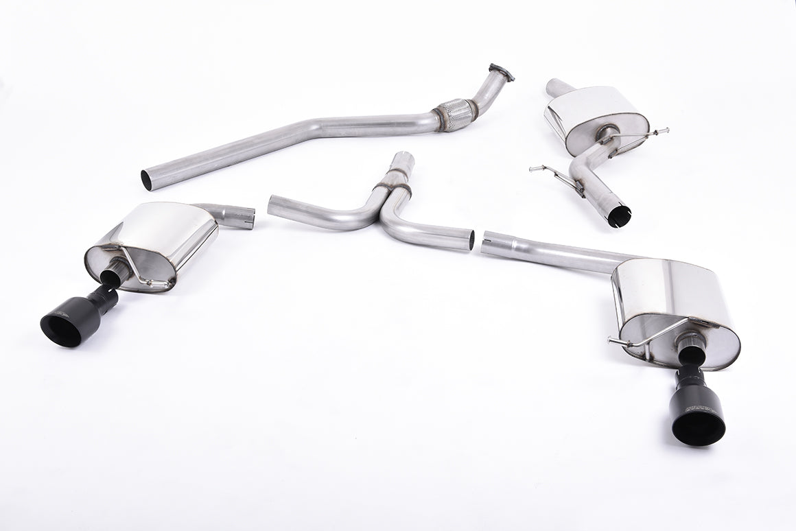 Milltek Exhaust Audi A4 2.0 TFSI S LINE B8 (2WD AND QUATTRO MANUAL-ONLY) SALOON & AVANT Cat-back Exhaust SSXAU435 - TMC Motorsport