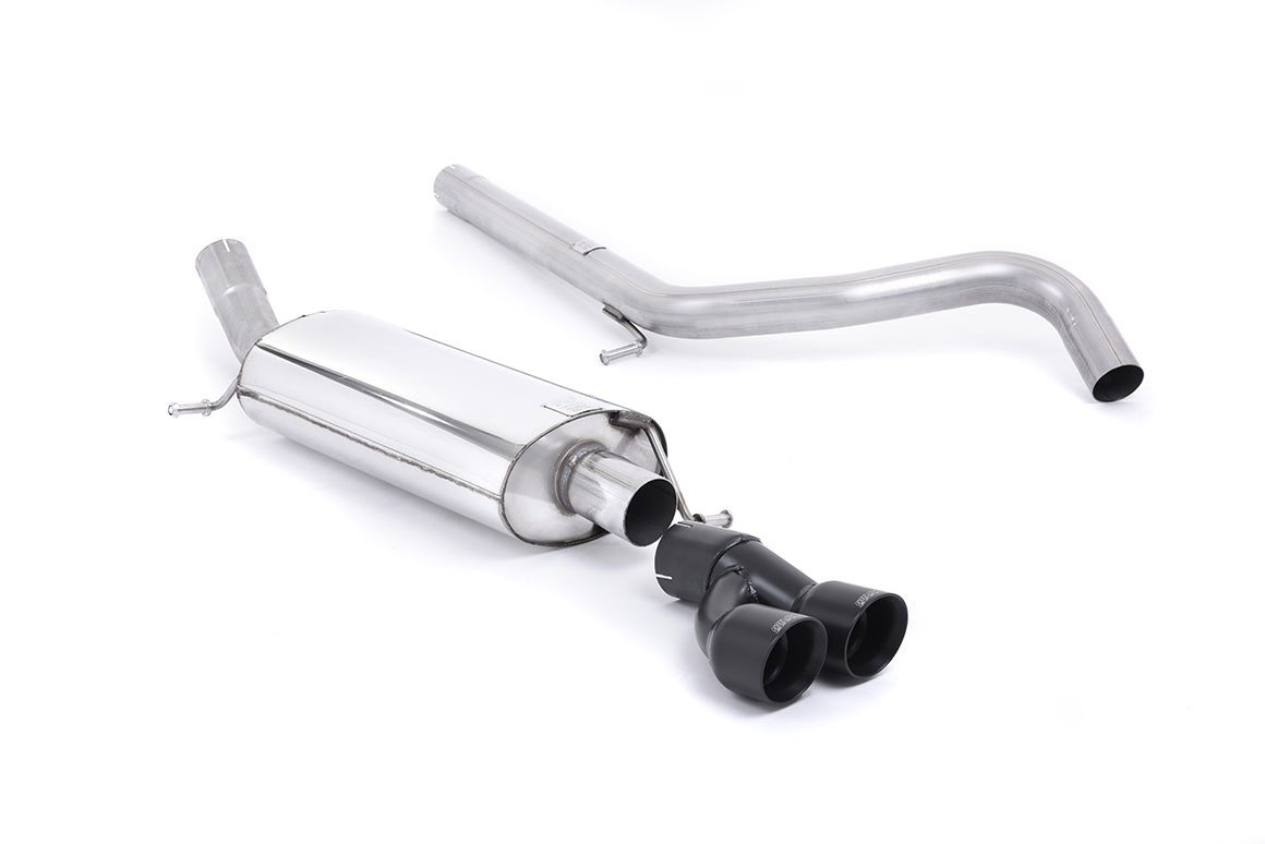 Audi A1 1.4 TFSI - Non-Resonated (Louder) Cat-Back Exhaust System with Cerakote Black Trims