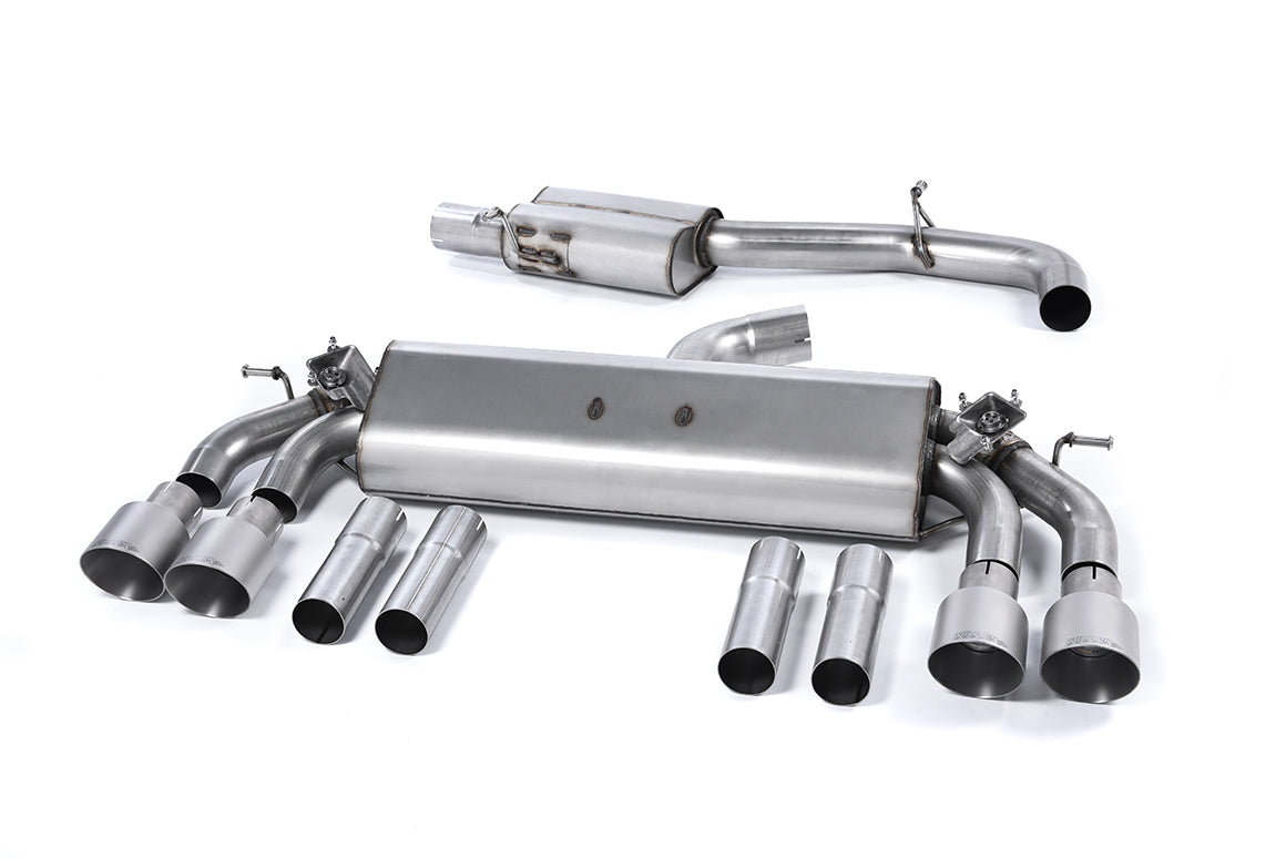 Milltek Exhaust Audi S3 2.0 TFSI quattro Cabrio 8V Cat-back Exhaust (Non-GPF Equipped Models Only) SSXAU472 - TMC Motorsport