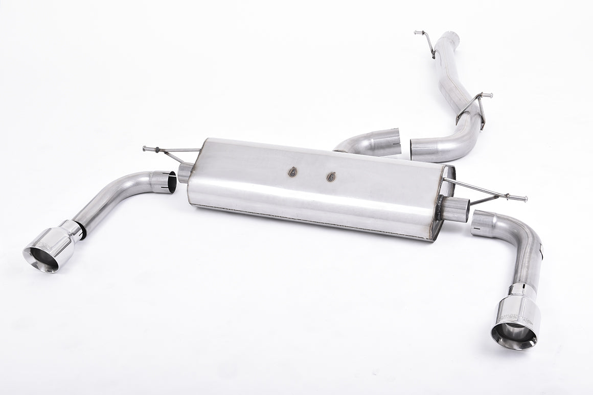 Audi A3 2.0 TFSI 8V (US only) - Non-Resonated (Louder) Cat-Back Exhaust System with Polished Trims