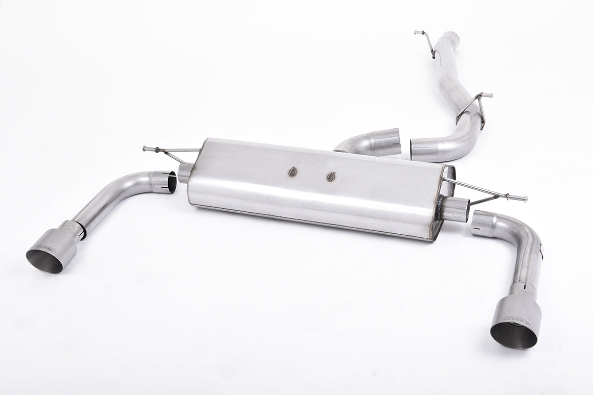 Audi A3 2.0 TFSI 8V (US only) - Non-Resonated (Louder) Cat-Back Exhaust System with Titanium Trims