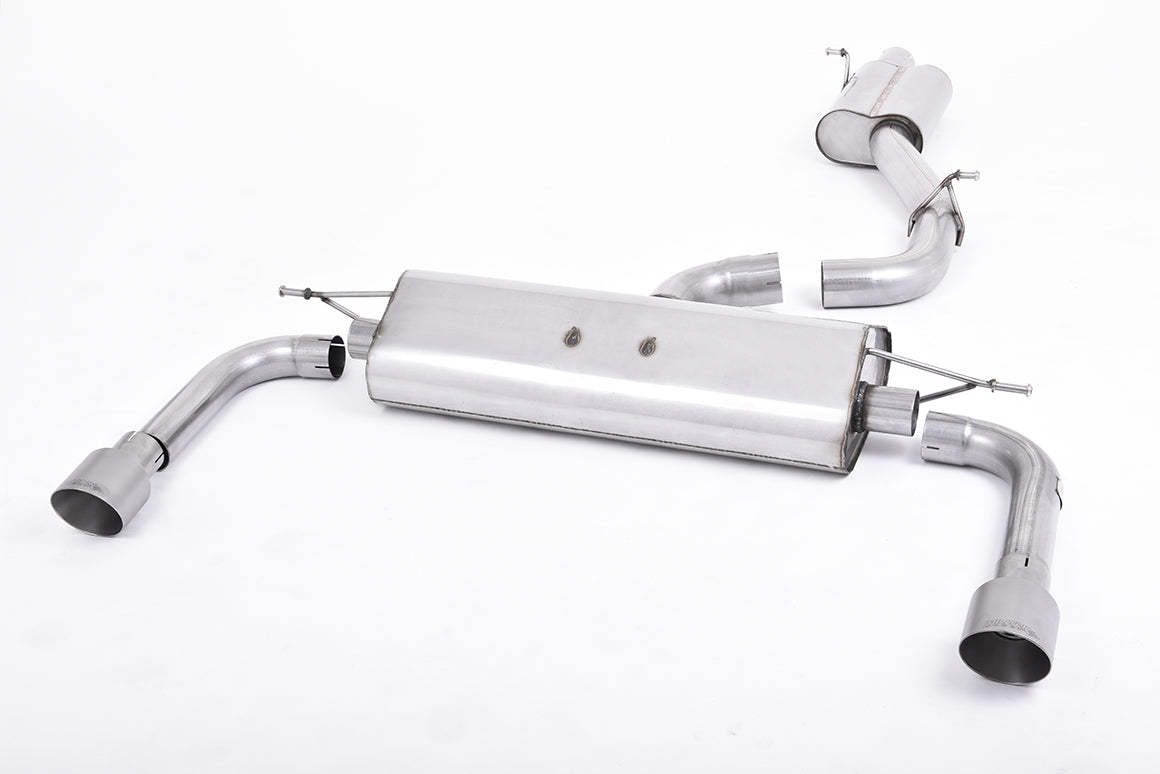 Audi A3 2.0 TFSI 8V (US only) - Resonated (Quieter) Cat-Back Exhaust System with Titanium Tips