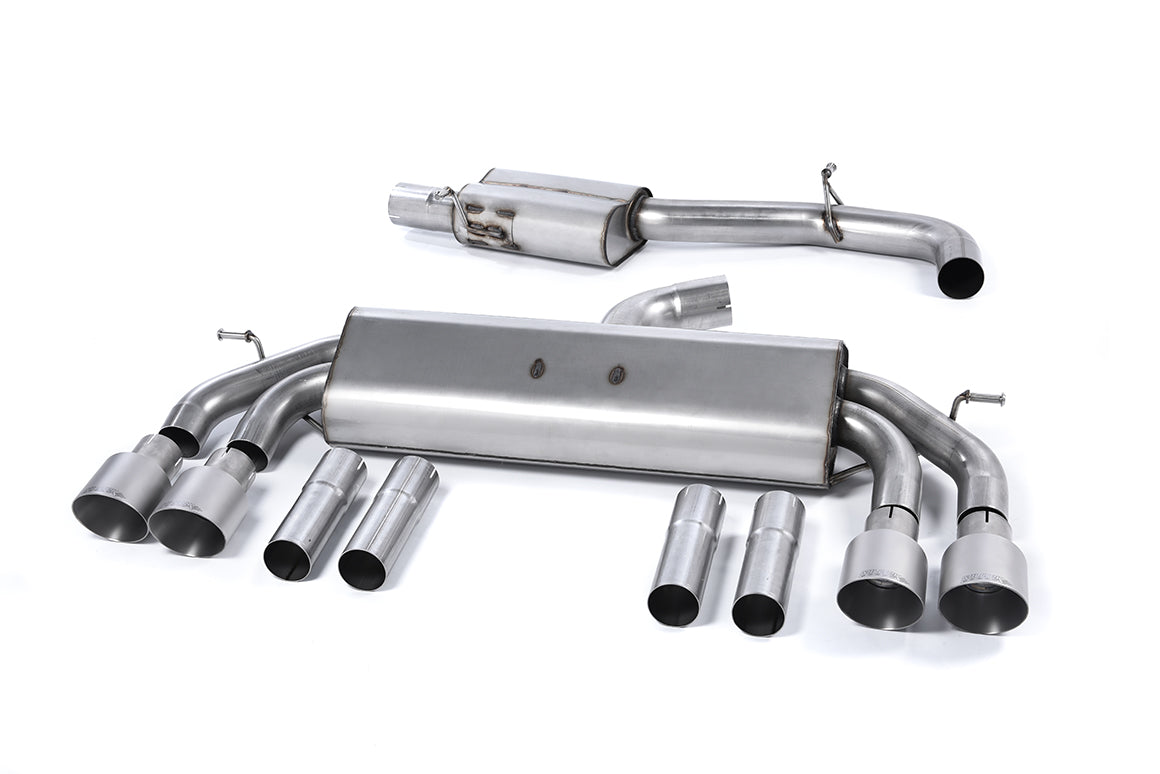 Milltek Exhaust Audi S3 2.0 TFSI quattro Cabrio 8V Cat-back Exhaust (Non-GPF Equipped Models Only) SSXAU548 - TMC Motorsport