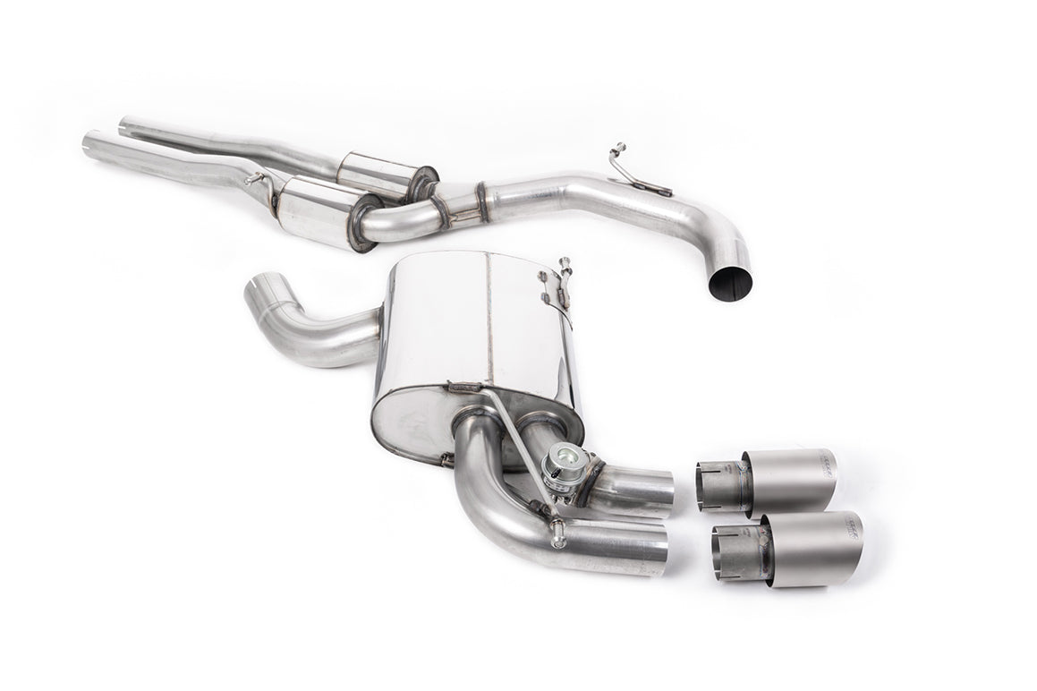 Audi RS3 8P Sportback S Tronic - Cat-Back Exhaust System with Titanium Trims