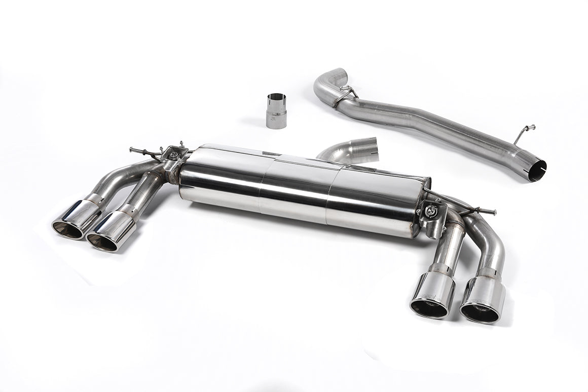 Audi TTS MK3 - Non-Resonated (Louder) Cat-Back Exhaust System with Polished Oval Tips