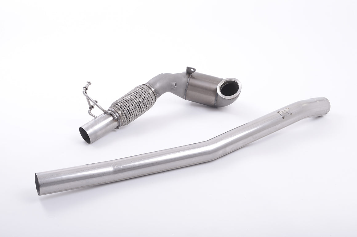 Audi TTS MK3 Non GPF models - Stainless Steel Cast Large Bore Downpipe with Hi-Flow Sports Catalyst (For Milltek Race Cat-Back)