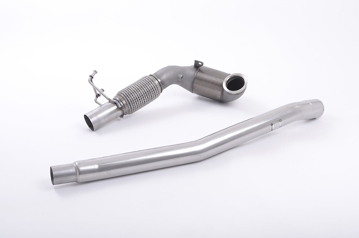 Audi TTS MK3 Non GPF models - Stainless Steel Cast Large Bore Downpipe with Hi-Flow Sports Catalyst (For OE Cat-Back)