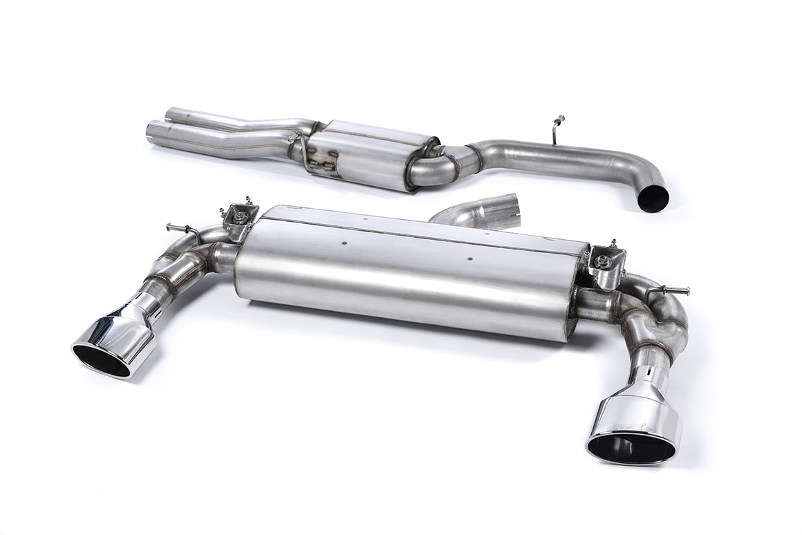 Audi RS3 8V Pre Facelift - Valved & Resonated (Quieter) Cat-Back Exhaust System with Polished Oval Trims