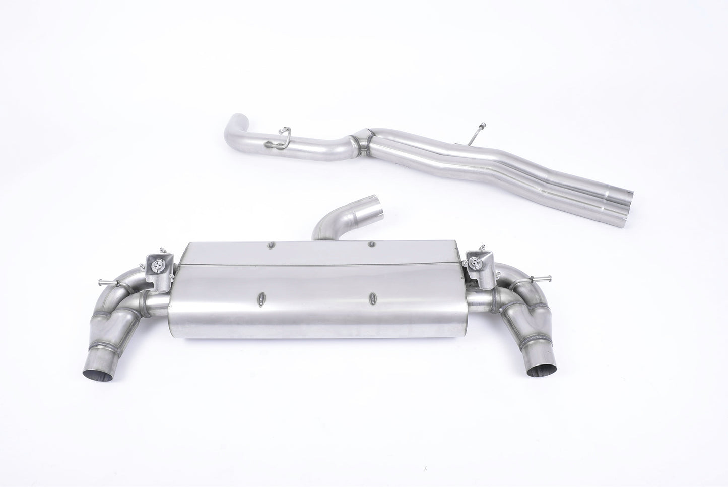 Audi RS3 8V Pre Facelift - Valved & Non-Resonated (Louder) Cat-Back Exhaust System with Polished Oval Trims