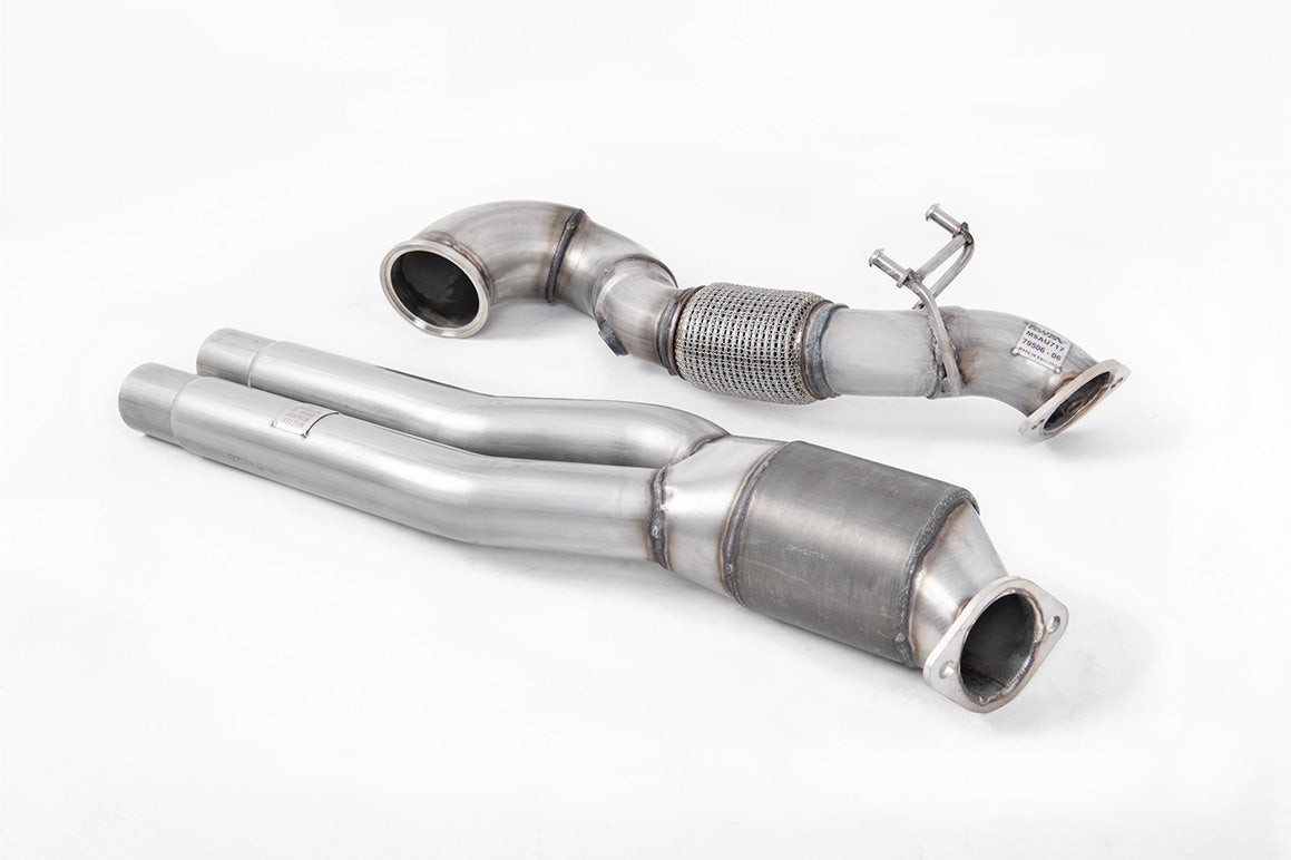Large Bore Downpipe with Hi-Flow Sports Catalyst - For All Exhaust (Audi RS3 8V/8Y/TTRS MK3)