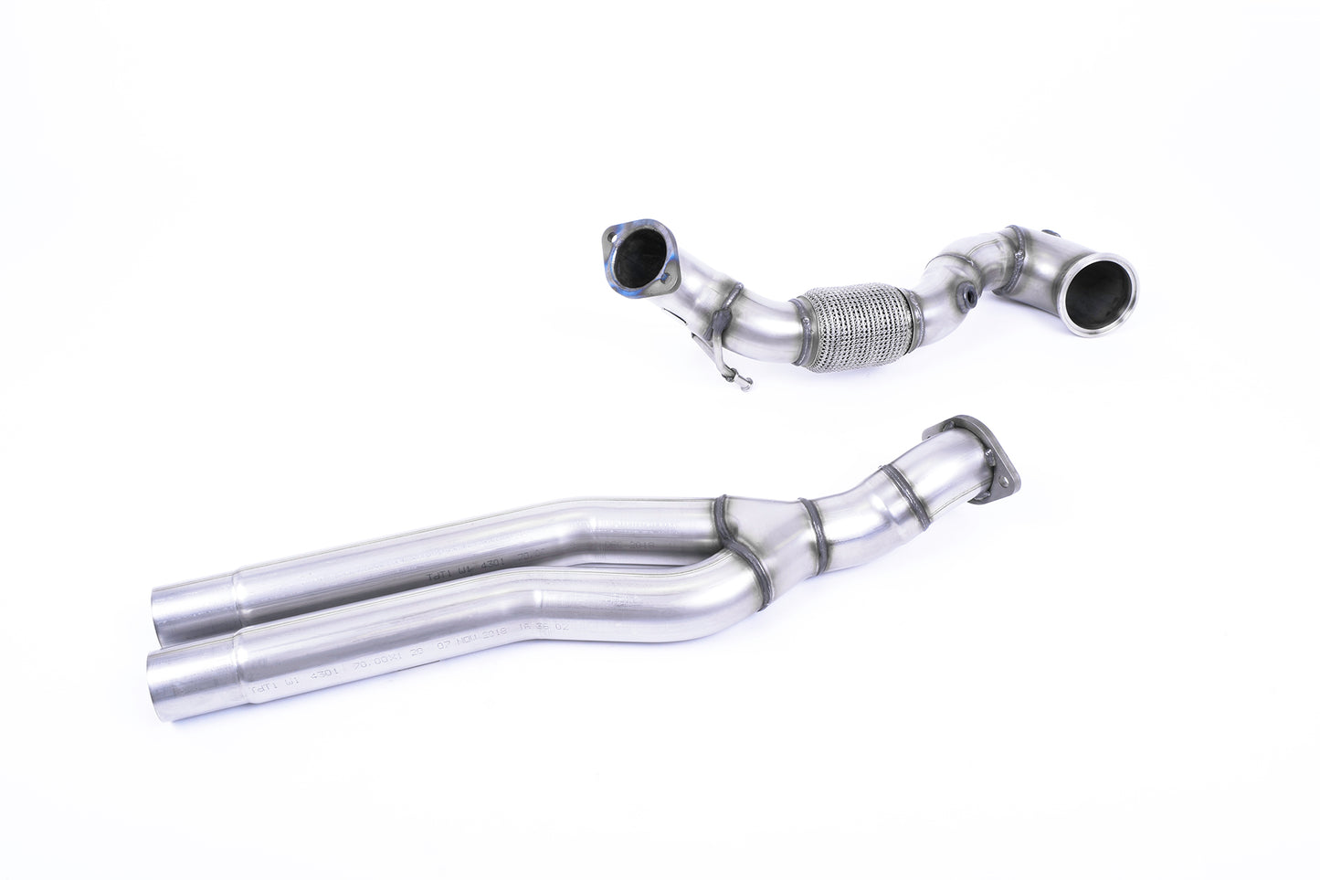 Milltek Exhaust Audi RS3 Sportback 400PS (8V MQB Facelift Only) Large-bore Downpipe and De-cat Exhaust (Non-OPF/GPF Models) SSXAU727 - TMC Motorsport
