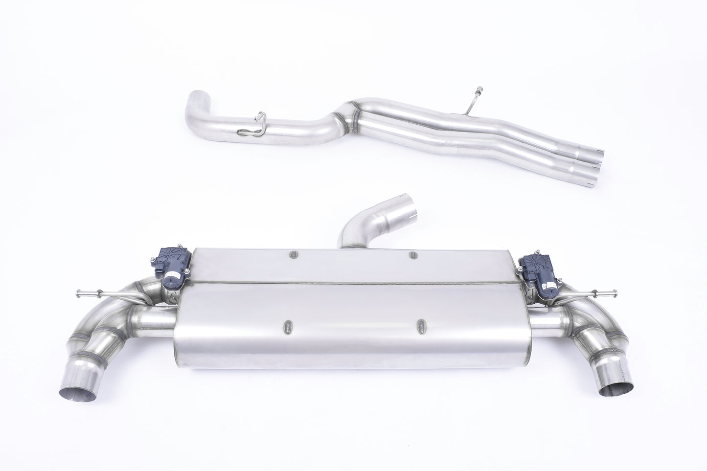 Audi TTRS MK3 Quattro - Non-Resonated (Louder) Cat-Back Exhaust System with Polished Oval Trims