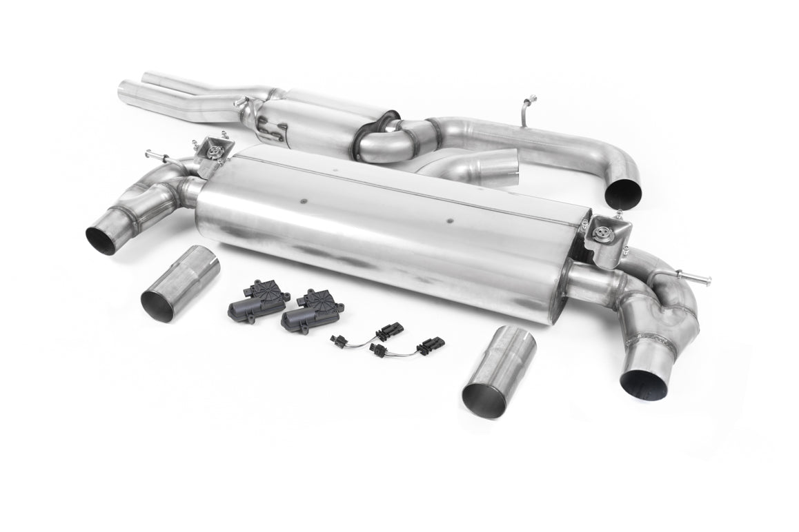 Audi RS3 8V - Resonated (Quieter) Cat-Back Exhaust System with Titanium Oval Trims