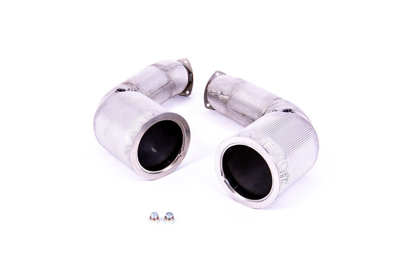 Milltek Large-bore Downpipe and De-cat - - SQ8 - 4.0 V8 Bi-Turbo (Non OPF / GPF Equipped Models) - 2020 - SSXAU955 - TMC Motorsport