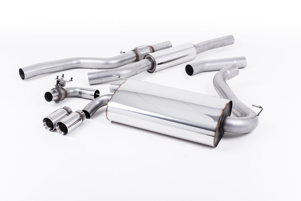 BMW 4 Series F32 428i Auto - Resonated (Quieter) Cat-Back Exhaust System with Polished Trims