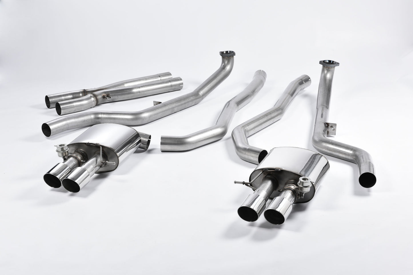 BMW M5 F10 - Cat-Back Exhaust System with Polished Trims