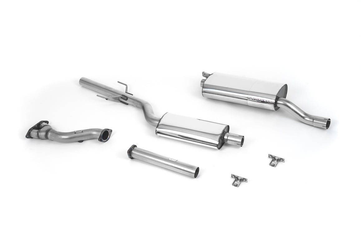 BMW E30 M3 - Manifold Back-Exhaust System with Non-Resonated Catalyst Delete & OE Style Trims