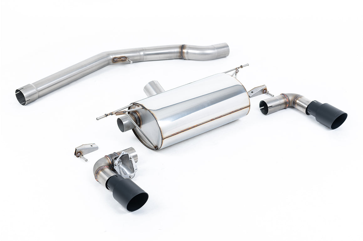 Non-Resonated (Louder) GPF/OPF-Back Exhaust System with Cerakote Black GT-90 Trims