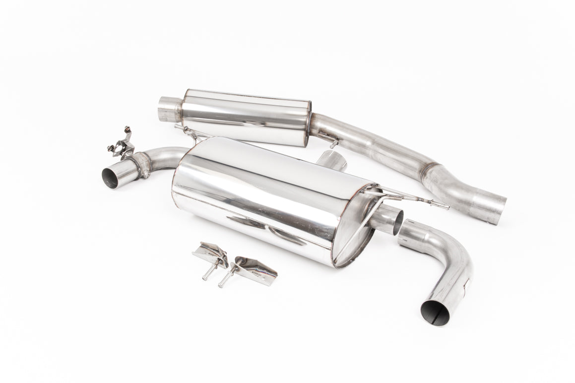 Resonated (Quieter) GPF/OPF-Back Exhaust System with Cerakote Black GT-90 Trims