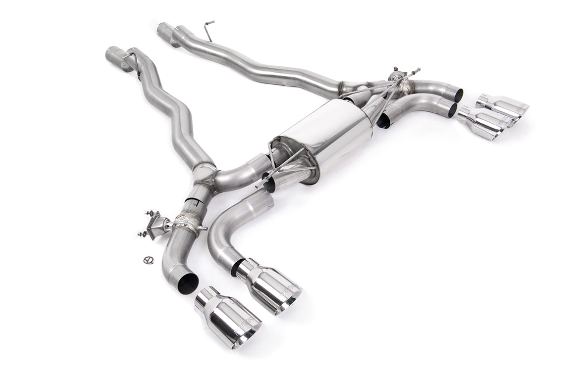 BMW M5 F90 - OPF/GPF Back System with Polished GT-100 Trims - EC Approved