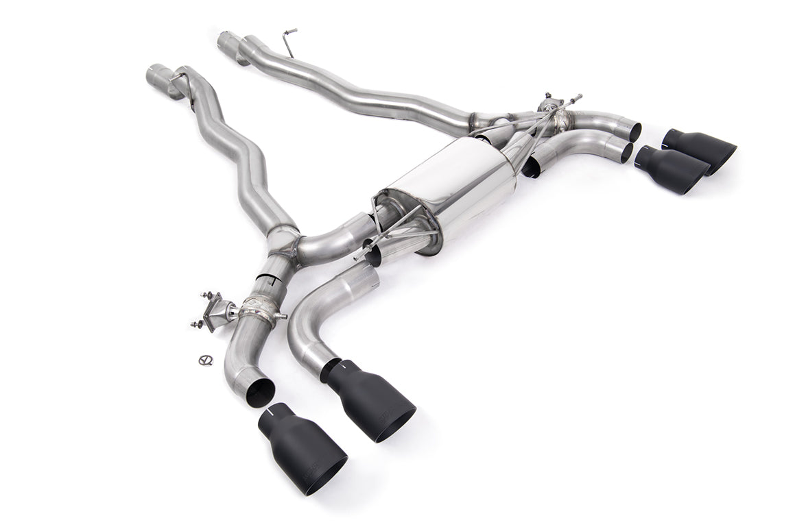 BMW M5 F90 - OPF/GPF Back System with Cerakote Black GT-100 Trims - ECE Approved