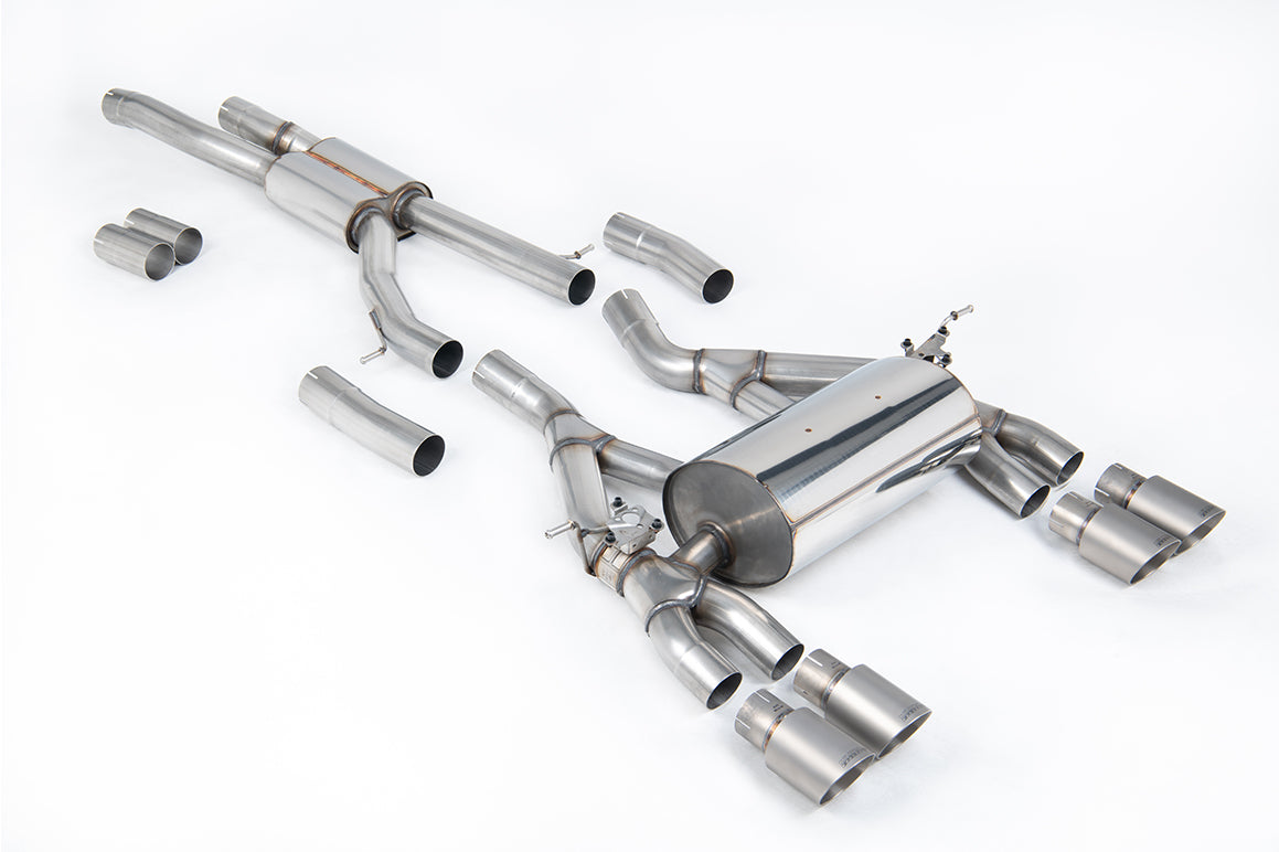 BMW F80 M3/F82 M4 - Cat-Back Exhaust System with Titanium Trims