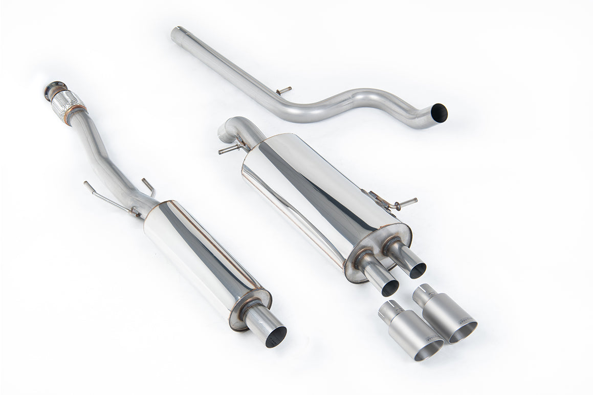 Citroen DS3 1.6 - Resonated (Quieter) Cat-Back Exhaust System with Titanium Trims