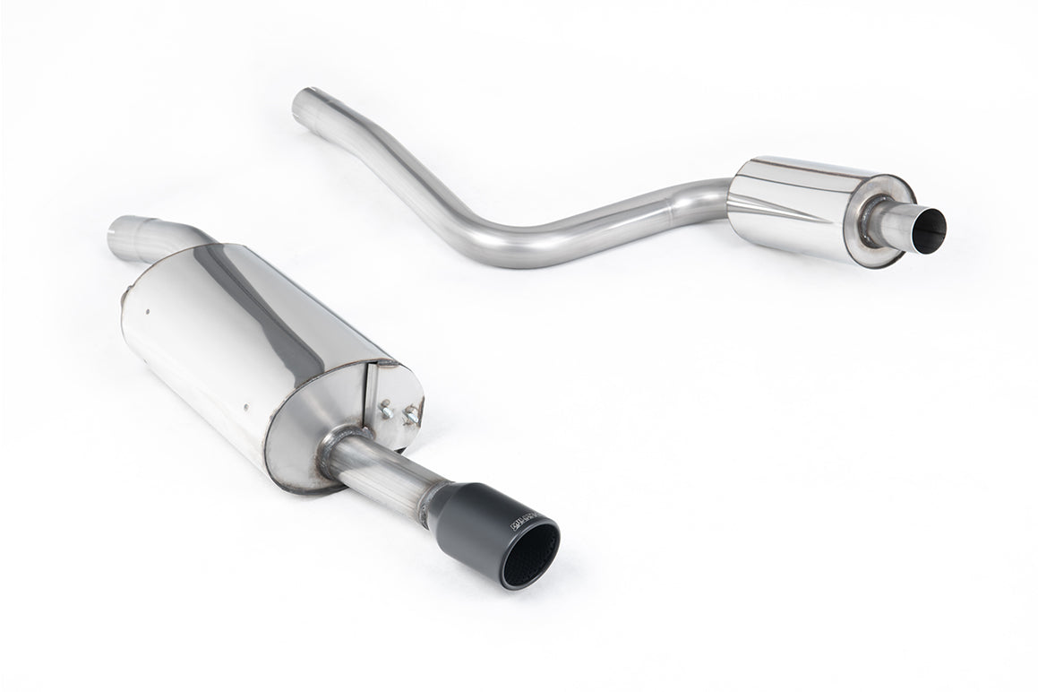 Ford Fiesta MK6 ST 150 - Resonated (Quieter) Cat-Back Exhaust System with Ceramic Coated Satin Black Trim