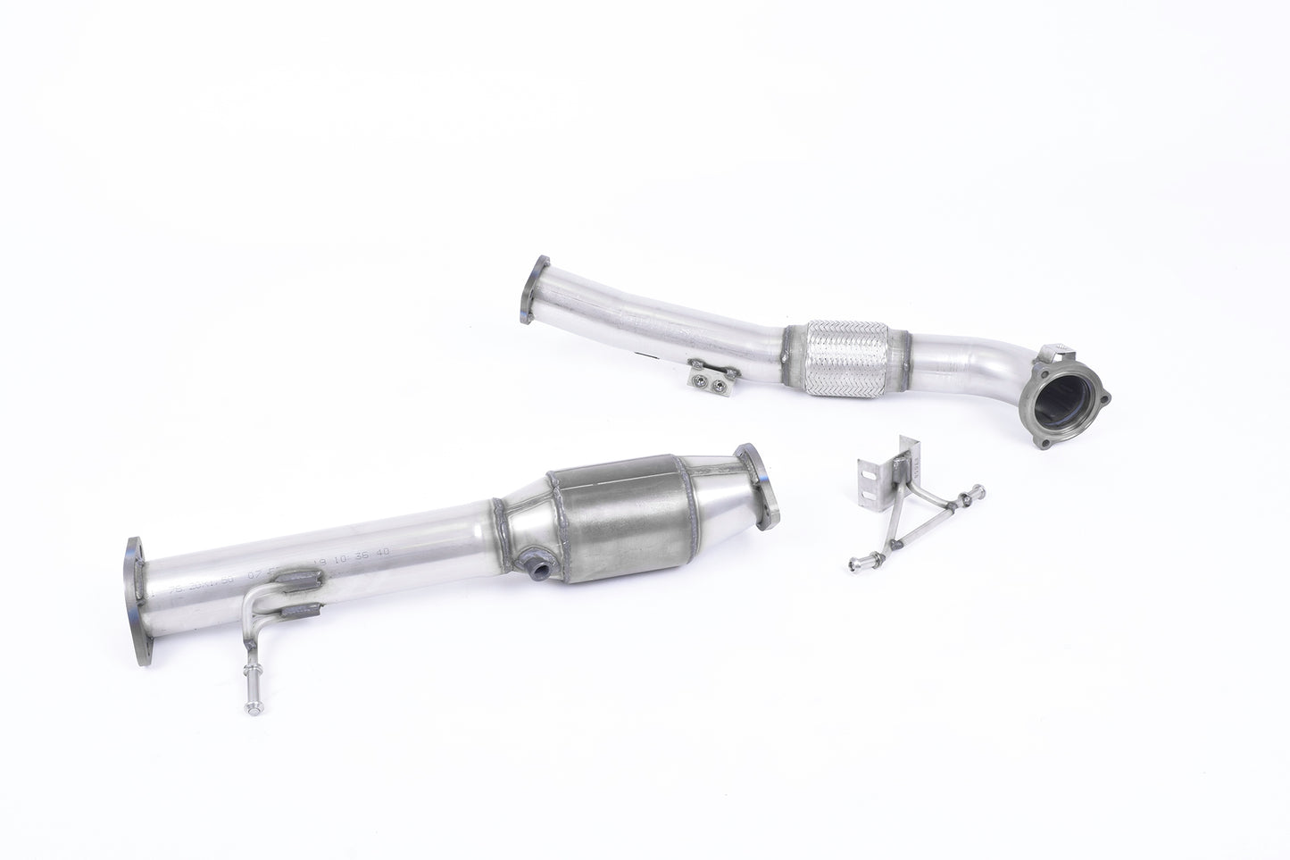 Ford Focus MK2 RS - Large Bore Downpipe with Hi-Flow Sports Catalyst (For Milltek Cat-Back)